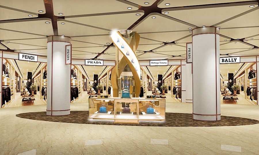 上海班德品牌设计 奢侈品集成店SI设计中的饰品艺术