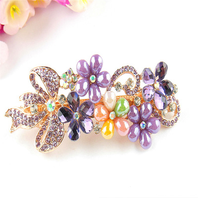 义乌厂家直销 精美陶瓷水晶发饰，打造高端头饰新风尚