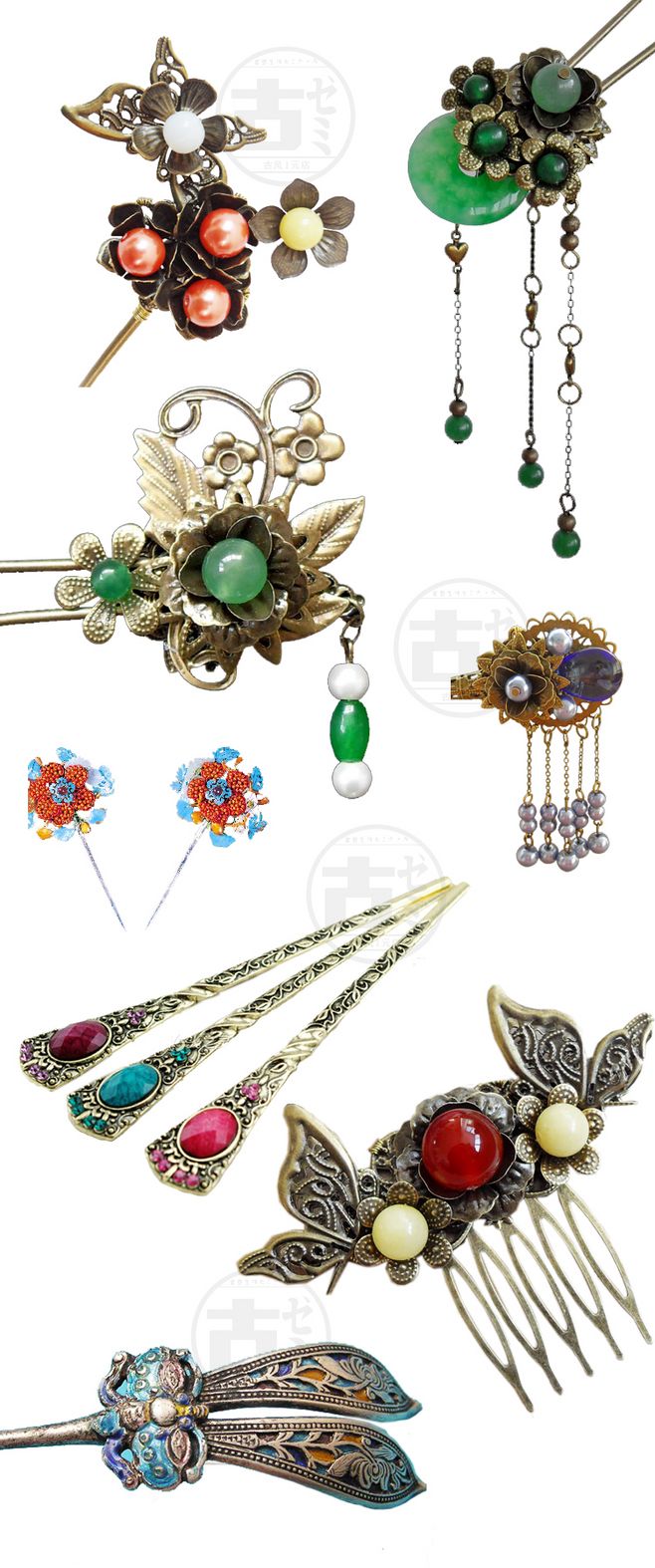 古韵流转，钗簪华彩——探秘XE011古典发饰之美